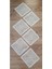Krem Desenli Örme Peçete Örtüsü 6'lı 30X30 2