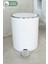 Şık Beyaz Pedallı Çöp Kovası, 5 Litre, Pratik ve Temiz Kullanım 1