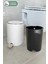 Şık Beyaz Pedallı Çöp Kovası, 5 Litre, Pratik ve Temiz Kullanım 2