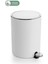 Şık Beyaz Pedallı Çöp Kovası, 5 Litre, Pratik ve Temiz Kullanım 3