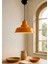Turuncu Metal Retro Sarkıt Aydınlatma, Ev ve Restoran Için Şık Tasarım 1
