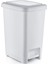 Beyaz Slim Pedallı Plastik Çöp Kovası 15 Litre, Şık ve Kullanışlı Tasarım 1