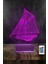 3D Yelkenli Gemi Tasarımlı Renkli LED Gece Lambası Masa Lambası 5