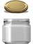 Cam Kavanoz 300CC Gold Kapaklı Magnolia-Bal 10 Adet, Şık ve Kullanışlı Saklama Ürünleri 1