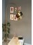 Eskitme Bal Rengi Hareketli Metal Lambader, Modern Tasarım, Oturma ve Çalışma Odası Için 6