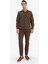 %100 Pamuk Slim Fit Beli Lastikli Keten Görünümlü Cepli Düz Paça Jogger Pantolon D2671AX25AU 1