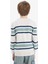 Erkek Çocuk Bisiklet Yaka Çizgili Triko Kazak F3743A825WN 7