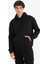 Regular Fit Kapüşonlu İçi Yumuşak Tüylü Kanguru Cepli Basic Düz Sweatshirt X8283AZ25AU 3