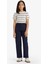 Kız Çocuk Straight Fit Geniş Bol Paça Cepli Pamuklu Okul Pantolonu C9471A825AU 3