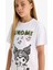 Kız Çocuk Hello Kitty Relax Fit Kısa Kollu Tişört F9725A825HS 4