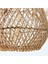 Seher Rattan Dekoratif Lamba 25X27 Cm, Bej, Şık ve Sıcak Atmosferler Için 5