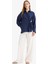Relax Fit Modal Önden Bağlamalı Uzun Kollu Gömlek Tunik 2