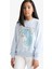 Kız Çocuk Relax Fit Bisiklet Yaka Anime Baskılı Sweatshirt E6495A825AU 3