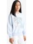 Kız Çocuk Relax Fit Bisiklet Yaka Anime Baskılı Sweatshirt E6495A825AU 4
