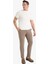 Tailored Fit Düz Paça Her Yöne Esneyen Yumuşak Tuşe Cepli Pantolon C7508AX25AU 3