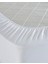 Su Geçirmez Micro Fitted Yatak Koruyucu, Beyaz 2