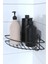 Yapışkanlı Banyo Köşeliği Kancalı Köşe Rafı Duş Şampuanlık Duvar Düzenleyici Organizer Raf 6