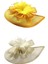2x File Fascinator Ş Başlık Çay Partisi Sarı (Yurt Dışından) 1