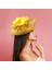 2x File Fascinator Ş Başlık Çay Partisi Sarı (Yurt Dışından) 3
