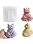 3D Kedi Aromaterapi Mum Silikon Kalıp Sevimli Dekorasyon Damla Yapıştırıcı Kalıpları El Yapımı Sabun Yapım Aracı Festival Partileri Için (Yurt Dışından) 2