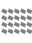 Kareli Siyah Beyaz Yarış Sopa Bayrağı Küçük Mini Elde Taşınabilir Yarış Bayrağı Yarışma Bayrağı (20 Adet) (Yurt Dışından) 2