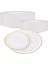 Altın Plastik Tabaklar - 25 Yemek Tabağı ve 25 Salata Tabağı Parti Plastik Tabakları Parti Için Tek Kullanımlık Tabaklar (Yurt Dışından) 4