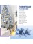 Noel Simli 20 Adet Noel Ağacı Süsü Yapay Düğün Noel Çiçekleri Çelenkleri Düğün Süsleri (Mavi) (Yurt Dışından) 4