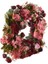 Dekoratif Kapı Çelengi, Ipek Çiçek Şakayık Başlı Çiçek Çelengi 40 cm El Yapımı Çelenk Sonbahar Kış Dış Mekan Sergilemesi Için Kırmızı (Yurt Dışından) 4