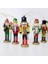 5 Adet 12 cm Fındıkkıran Noel Süsü Kukla Noel Figürü Süsü Masa Dekorasyonu (Yurt Dışından) 3