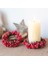Kırmızı Meyveli Şamdanlar Meyveli Mumluk Noel Tealight-Noel Mini Süslemesi Için Mumluk Çelengi (Yurt Dışından) 2