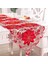 Noel Masa Örtüsü, Atatürk Çiçeği Yaprağı Işlemeli Masa Örtüleri, Noel Süslemeleri Için 15 x 59 Inç (Yurt Dışından) 3
