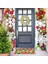 Kapı Paspası Iç Mekan Girişi Noel Kapı Paspasları Hoş Geldiniz Halısı Ön Kapı Paspası Süslemeleri Noel Banyo Halısı (Yurt Dışından) 3