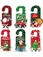 6 Adet Noel Kapı Tokmağı Askısı Dekorasyonu Noel Kapı Tokmağı Süsü Tabelası Noel Kapı Kolu Kolye (Yurt Dışından) 1