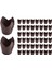 50 Adet Lale Kek Kalıpları, Lale Pişirme Kağıdı Kek ve Muffin Kalıpları Ağartılmamış Pişirme Kapları (Yurt Dışından) 4