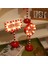 Noel Vintage Işıkları Kuzey Kutbu Tabelası LED Işık Sokak Tabelası Noel Ahşap Masa Üstü Dekorasyonu Noel Dekoru B (Yurt Dışından) 4