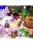 Noel Şeffaf Plastik Ampul Şeklinde Süsler Noel Süsleri Plastik Noel Süsleri Noel Ev Partisi Dekoru Için 20 Adet (Yurt Dışından) 5