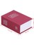 Para ve Mücevher Için Güvenli, Kitap Görünümünü Taklit Eden ve Ev ve Ofis Için Mükemmel (Mini Kırmızı) (Yurt Dışından) 3