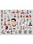 Ronaldo CR7 Sticker Etiket 106 Adet 2 Sayfa 14x18 cm Renkli Kaliteli Tasarım 1