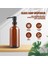 Cam 18 Oz El Cam Şişe Paslanmaz Çelik Itmeli Tip Dağıtım Şişesi Sabunluk (Yurt Dışından) 5