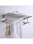 Paslanmaz Çelik Banyo Havlu Askısı, Depolama ve Düzenleme Duvara Monte Havlu Askısı Duvar Rafı (Yurt Dışından) 3