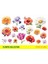 Çiçekler Sticker Set 2 Syf 42 Etiket Planlayıcı Bullet Journal Telefon Için Uygundur. 3