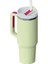 Büyük Kapasiteli Paslanmaz Çelik Yeşil Su Şişesi Saplı Saman Vakum Termos Kupa Seyahat Araba Kahve Kupa 40 OZ/1200MLCAPACITY: 1200ML/RENK: Açık Yeşil (Yurt Dışından) 1