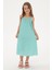 Kız Çocuk Mint Elbise (Dokuma) 50306579-VR090 2