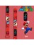 Mario Bros Çocuk Saatleri Aksiyon Figürleri Luigi Prenses Şeftali Yoshi Bowser Kids Sport Wristand Su Geçirmez Dijital Saat Toycolor: 1 Pcs Watch (Yurt Dışından) 1