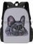 Fransız Bulldog Art Baskı Seyahat Sırt Çantaları Erkek Kadın Hafif Omuz Çantaları Okul Kitap Çantası Koleji Öğrencisi Daypackcolor: 1 (Yurt Dışından) 1