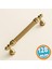 Mobilya Çekmece Dolap Kapak Mutfak Kulbu Kulpları Dolabı Kulpu 128 mm Gold Altın Kulp Metal 1