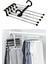 Hareketli Dolap Içi Pantolon Kravat Şal Askı Sistemi Düzenleyici Katmanlı Askılık Organizer 6