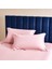 Açık Pembe 50X70 Çift Yastık Kılıfı, %100 Pamuk, Volanlı, Süs Dikişli 2