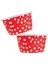 Kırmızı Puanlı Muffin Kek Kapsülü 25 Adet, Renkli ve Şık Tasarım 2