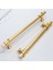 Mobilya Çekmece Dolap Kapak Mutfak Dolabı Kulpları Kulbu Kulpu Altın Metal Kulp 192 Mm-19.2 cm 2